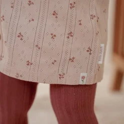 Little Dutch Meisjes Kleding|Babykleding^Jurk lange mouw - Roze - Fairy Garden - Fairy Flowers