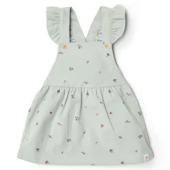 Little Dutch Meisjes Kleding|Kinderkleding^Jurk mouwloos - Groen - Fairy Garden