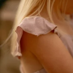 Little Dutch Meisjes Kleding|Kinderkleding^Jurk mouwloos - Paars - Fairy Garden