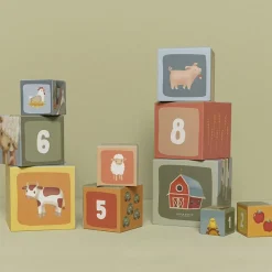 Little Dutch Stapeltoren^Kartonnen Stapeltoren Little Farm