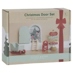 Little Dutch Decoratie^Kerstdeurtje - Meerkleurig