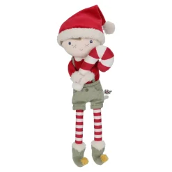 Little Dutch Zachte Poppen|Poppen^Kerstpop Jim - Rood - Christmas