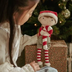 Little Dutch Zachte Poppen|Poppen^Kerstpop Jim - Rood - Christmas