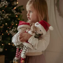 Little Dutch Zachte Poppen|Poppen^Kerstpop Jim - Rood - Christmas