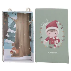 Little Dutch Zachte Poppen|Poppen^Kerstpop Jim - Rood - Christmas