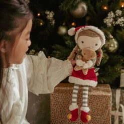 Little Dutch Zachte Poppen|Poppen^Kerstpop Rosa – Rood