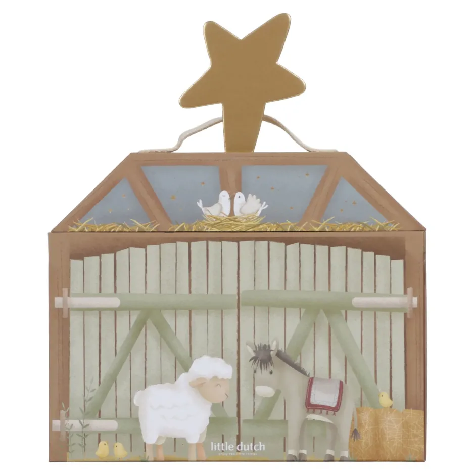 Little Dutch Rollenspel^Kerststal speelkoffer