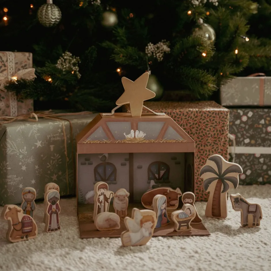 Little Dutch Rollenspel^Kerststal speelkoffer