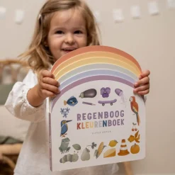 Little Dutch Boeken^Kinderboek Regenboog Kleurenboek - NL
