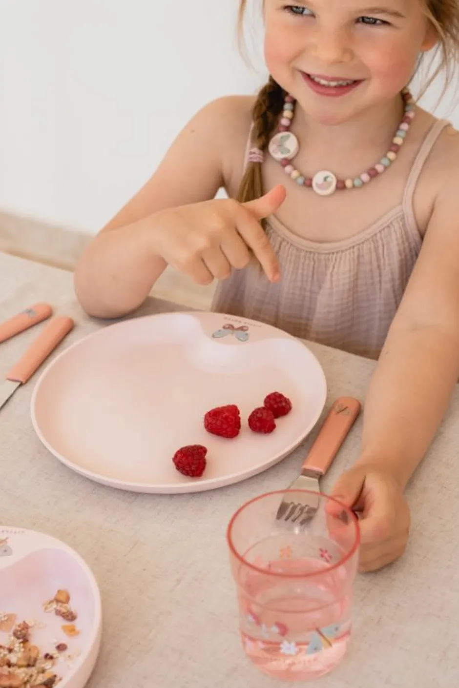 Little Dutch Eten^Kinderbord Flowers & Butterflies