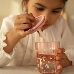 Little Dutch Drinken^Kinderglas 250 ml Met Rietje Fairy Garden