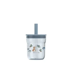 Little Dutch Drinken^Kinderglas 250 ml Met Rietje Forest Friends