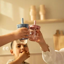 Little Dutch Drinken^Kinderglas 250 ml Met Rietje Forest Friends