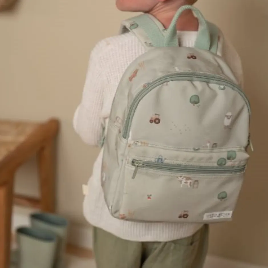 Little Dutch Tassen^Kinderrugtas - Groen - Little Farm