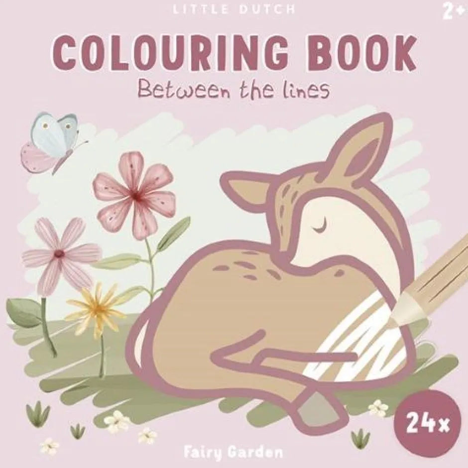 Little Dutch Creatief Speelgoed^Kleurboek - Roze - Fairy Garden