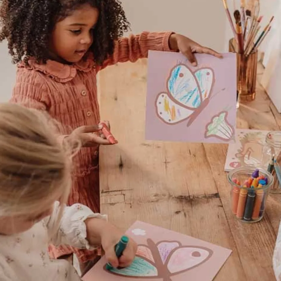 Little Dutch Creatief Speelgoed^Kleurboek - Roze - Fairy Garden