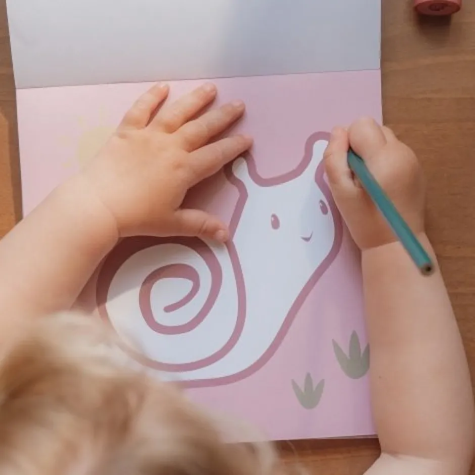 Little Dutch Creatief Speelgoed^Kleurboek - Roze - Fairy Garden