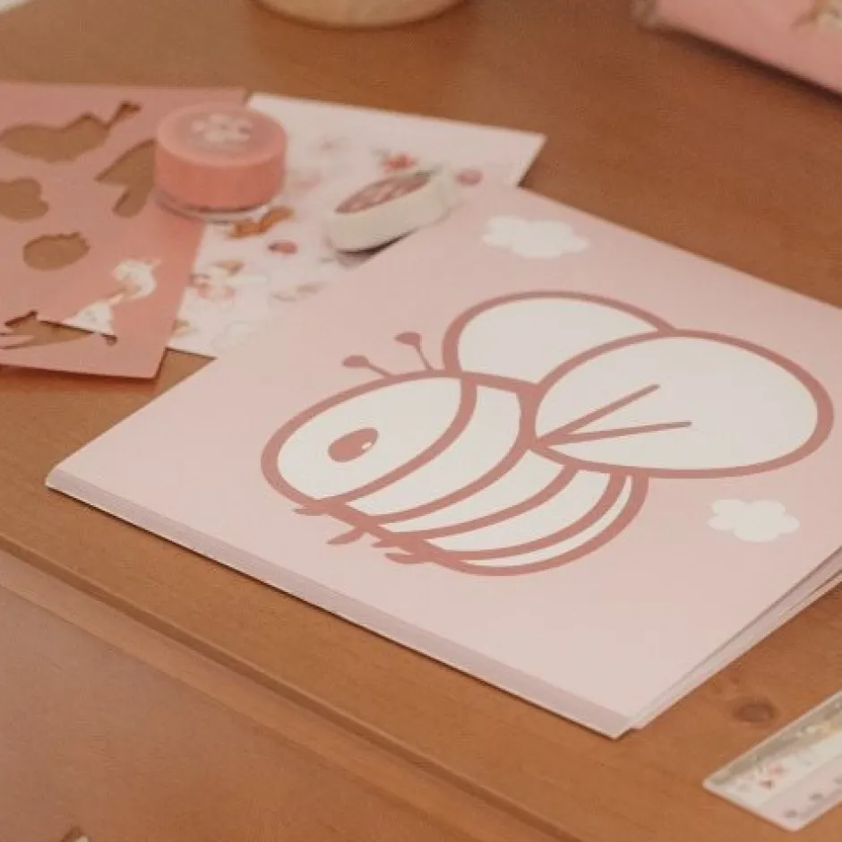 Little Dutch Creatief Speelgoed^Kleurboek - Roze - Fairy Garden