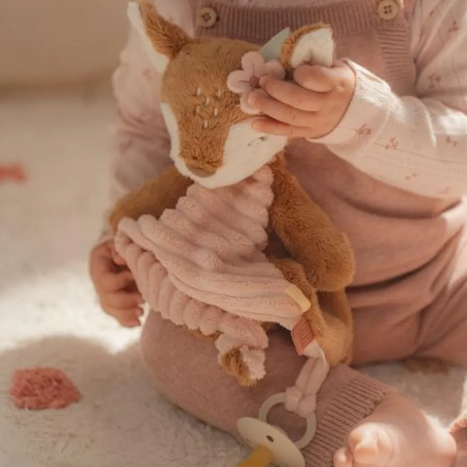 Little Dutch Knuffeldoekjes^Knuffeldoekje knuffel Hert - Roze - Fairy Garden