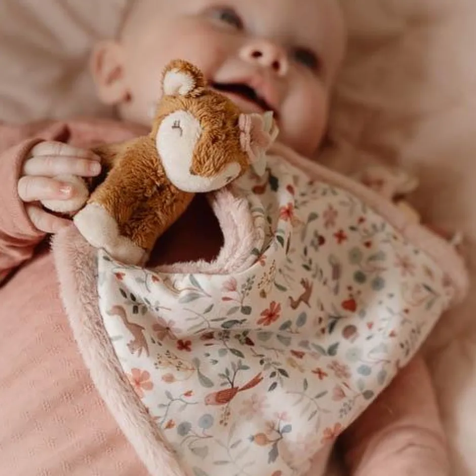 Little Dutch Knuffeldoekjes^Knuffeldoekje print Hert - Roze - Fairy Garden