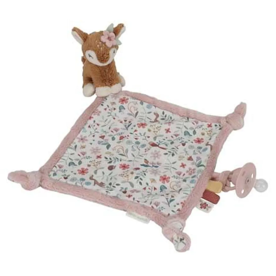 Little Dutch Knuffeldoekjes^Knuffeldoekje print Hert - Roze - Fairy Garden