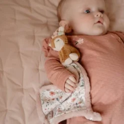 Little Dutch Knuffeldoekjes^Knuffeldoekje print Hert - Roze - Fairy Garden