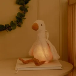 Little Dutch Lampen|Decoratie^Knuffelgans Licht & Geluid - Wit - Little Goose