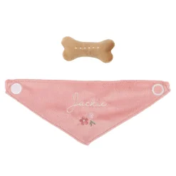 Little Dutch Rollenspel^Knuffelhond in tas – Roze – Essentials