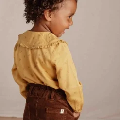 Little Dutch Meisjes Kleding|Kinderkleding^Korte broek - Bruin - Little Farm