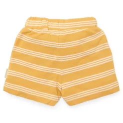 Little Dutch Jongens Kleding|Kinderkleding^Korte broek - Geel - Forest Friends - Stripe