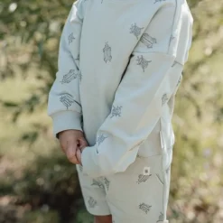 Little Dutch Jongens Kleding|Kinderkleding^Korte broek - Groen - Forest Friends