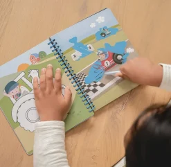 Little Dutch Creatief Speelgoed^Kras- en schetsboek Jim & Friends