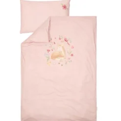 Little Dutch Dekbedovertrekken^Ledikant dekbedovertrek - Roze - Fairy Garden - Fairy Blossom