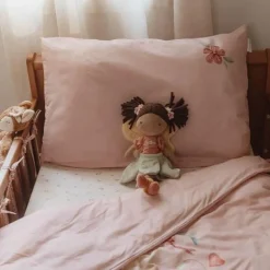 Little Dutch Dekbedovertrekken^Ledikant dekbedovertrek - Roze - Fairy Garden - Fairy Blossom