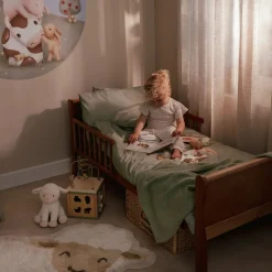 Little Dutch Dekbedovertrekken^Ledikant dekbedovertrek - Groen - Little Farm