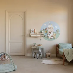 Little Dutch Dekbedovertrekken^Ledikant dekbedovertrek - Groen - Little Farm