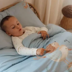 Little Dutch Dekbedovertrekken^Ledikant dekbedovertrek - Blauw - Forest Friends