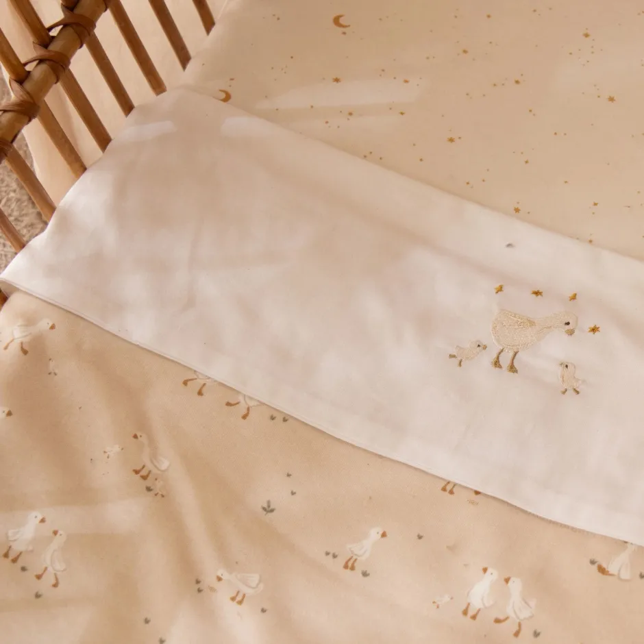 Little Dutch Ledikantdeken^Ledikant deken - Fleece - Beige - Newborn Naturals - Little Goose