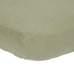 Little Dutch Hoeslakens^Ledikant hoeslaken - Groen - Little Farm