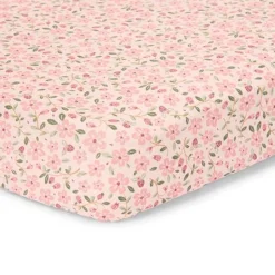 Little Dutch Hoeslakens^Ledikant hoeslaken - Roze - Fairy Garden - Fairy Floral