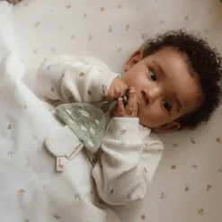 Little Dutch Hoeslakens^Ledikant hoeslaken - Wit - Forest Friends - Forest Treasures