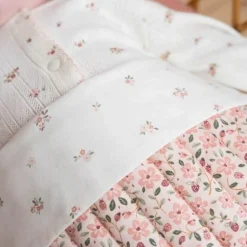 Little Dutch Ledikantdeken^Ledikantdeken - Roze - Fairy Garden - Fairy Floral