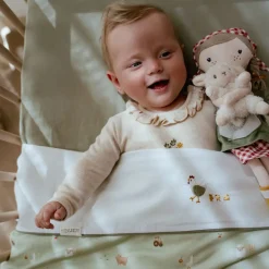 Little Dutch Lakens^Ledikantlaken - Wit - Little Farm - Little Goose