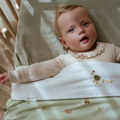 Little Dutch Lakens^Ledikantlaken - Wit - Little Farm - Little Goose