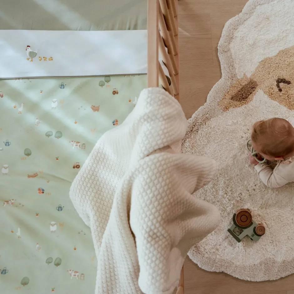 Little Dutch Lakens^Ledikantlaken - Wit - Little Farm - Little Goose