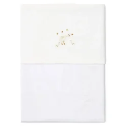 Little Dutch Lakens^Ledikantlaken - Wit - Newborn Naturals - Little Goose