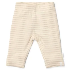 Little Dutch Babykleding^Legging - Beige - Newborn Naturals - Stripe