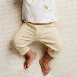 Little Dutch Babykleding^Legging - Geel - Little Farm