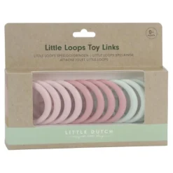 Little Dutch Educatief Speelgoed^Little Loops speelgoedringen - Roze - Fairy Garden