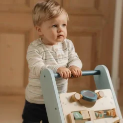 Little Dutch Speelgoed Vanaf 1 Jaar|Loopwagens^Loopwagen - Blauw - Forest Friends